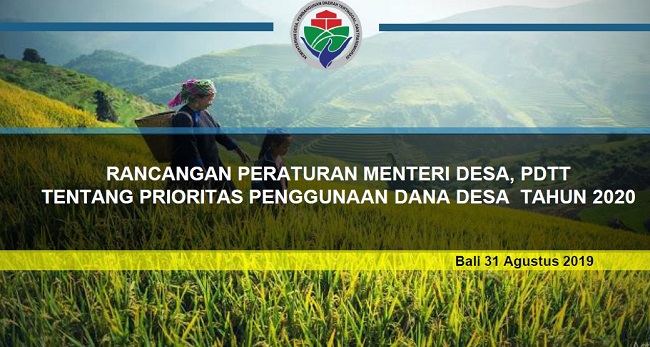 Dana Desa di 2020 untuk Pengembangan SDM dan Ekonomi Daerah